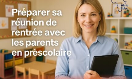 Préparer sa réunion de rentrée avec les parents en préscolaire